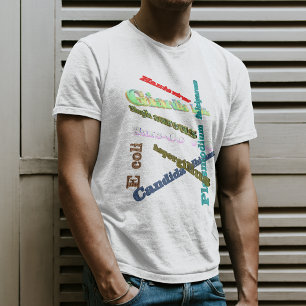 Microorganisme Typografie T-shirt