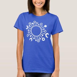 Microorganisme - Wit T-shirt
