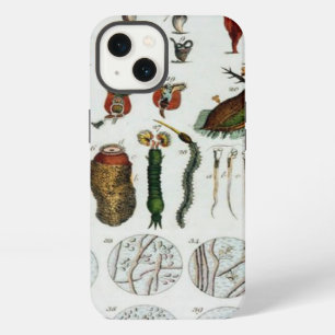 Microorganismen animales biologisch schema tabbla iPhone 13 hoesje