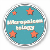 micropaleontologie sticker (Voorkant)