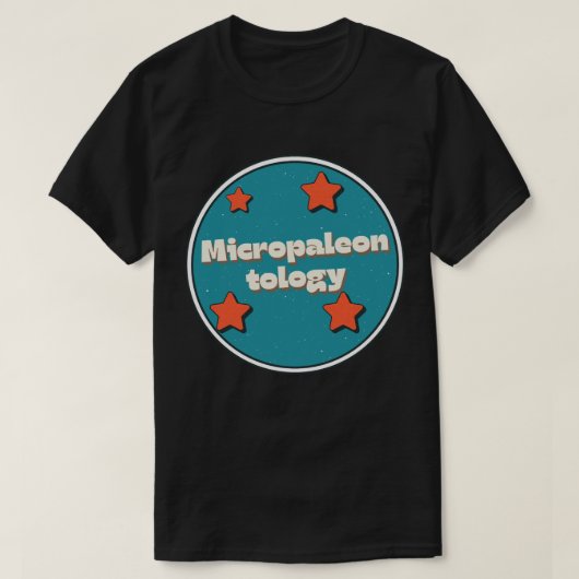 Micropaleontologie T-shirt (Design voorkant)