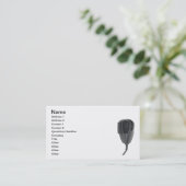 Microphone020511, Naam, Adres 1, Adres 2, C... Visitekaartje (Staand voorkant)