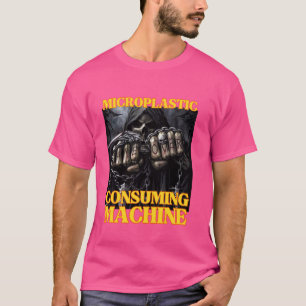 Microplastic verbruiksmachine Grappig Edgy Hard Sk T-shirt