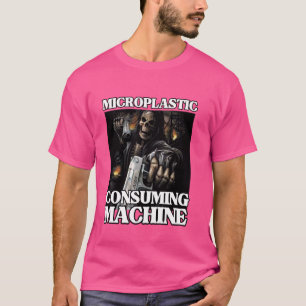 Microplastic verbruiksmachine Grappig Edgy Hard Sk T-shirt