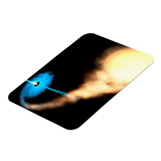 Microquasar ontdekt in onze melkweg magneet (Linkerzijde)