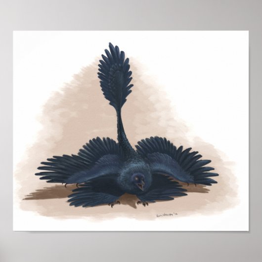 Microraptor Threat Display Print (Voorkant)