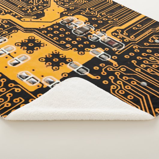 Microschema texture illustrationchip,micro,backgro sherpa deken (3/4)