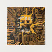 Microschema texture illustrationchip,micro,backgro wandkleed (Voorkant (horizontaal))