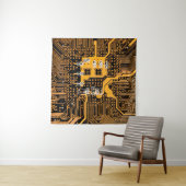 Microschema texture illustrationchip,micro,backgro wandkleed (In Situ (horizontaal))