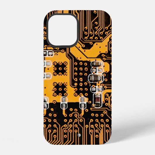 Microschema textuur illustratiechip,micro,achtergr iPhone hoesje (Achterkant)