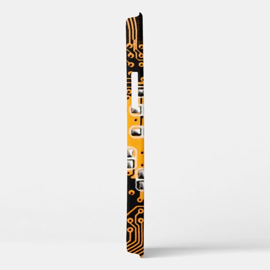 Microschemaillustratieschip, micro,backgro Case-Mate iPhone case (Achterkant / Rechts)