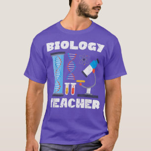 Microscoop Biologist Science Lab Biology Teacher B T-shirt