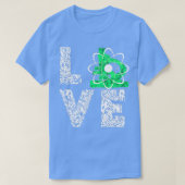 Microscoop bioloog microscopie Molecular T-shirt (Design voorkant)