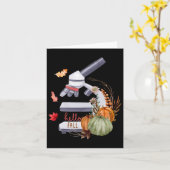 Microscoop Bloem Pompoen Microbiologie Biologie Th Kaart (Gele Bloem)