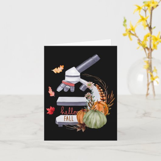 Microscoop Bloem Pompoen Microbiologie Biologie Th Kaart (Gele Bloem)