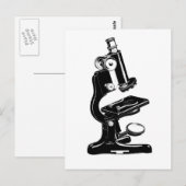Microscoop Briefkaart (Voorkant / Achterkant)