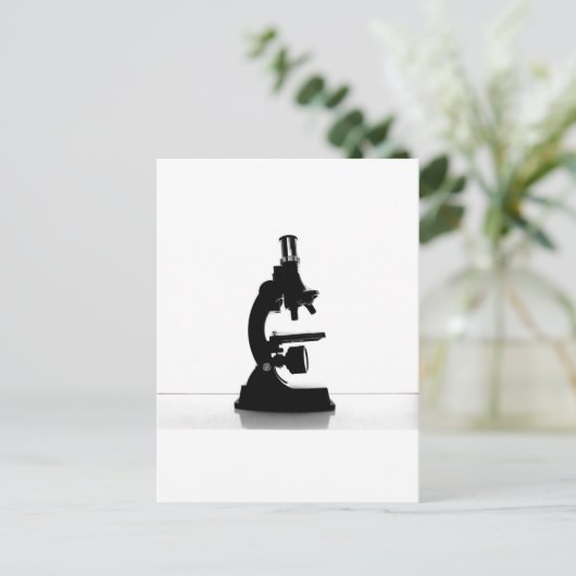 Microscoop Briefkaart (Staand voorkant)