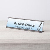 Microscoop Bureau Naambordje (Voorkant)