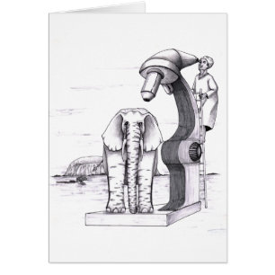 Microscoop en olifant