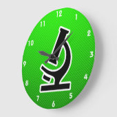 Microscoop; groen grote klok (Hoek)