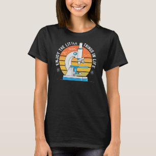Microscoop microbiologen Biologie Nerd Science La T-shirt
