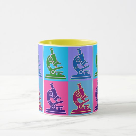 Microscoop Pop Art Mok (Midden)