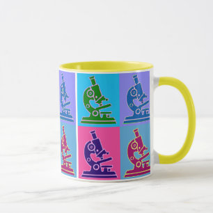 Microscoop Pop Art Mok