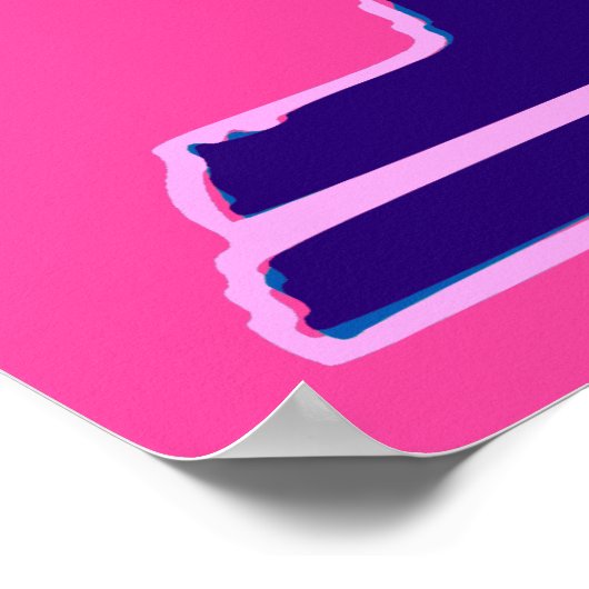 Microscoop Pop Art Poster (Hoek)