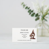  microscoop visitekaartje (Staand voorkant)