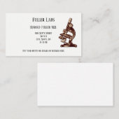  microscoop visitekaartje (Voorkant / Achterkant)