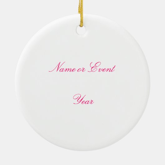 Microscoop voor meisjes keramisch ornament (Achterkant)
