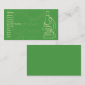 Microscoop - zakelijk visitekaartje (Voorkant / Achterkant)