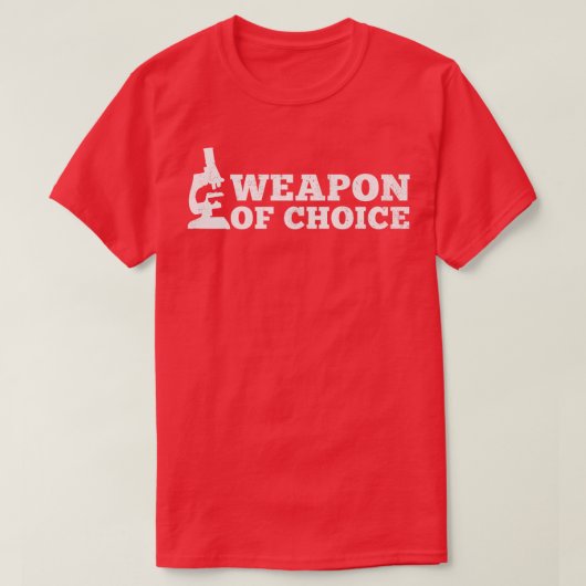 Microscoopbioloog t-shirt (Design voorkant)