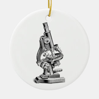 microscoopillustratie Retromicroscopen Keramisch Ornament
