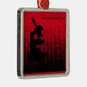 Microscooppuntpatroon Metalen Ornament (Rechts)