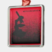 Microscooppuntpatroon Metalen Ornament (Links)