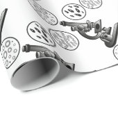 Microscoopvirus Cadeaupapier (Rol Hoek)