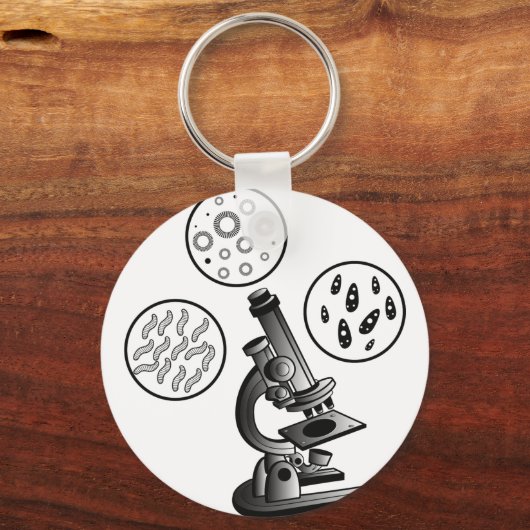 Microscoopvirus Sleutelhanger (Voorkant)