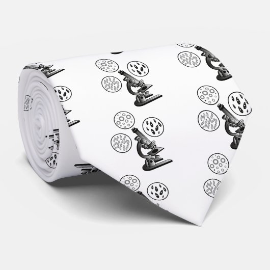 Microscoopvirus Stropdas (Opgerold)