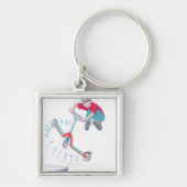 microscootertruc voor microscooters sleutelhanger (Voorkant)