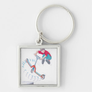 microscootertruc voor microscooters sleutelhanger