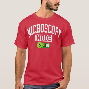 Microscopiemodus op microscoopcytoloog microbiolo t-shirt