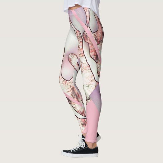 Microscopisch ijshoudend Afbeelding Leggings (Links)