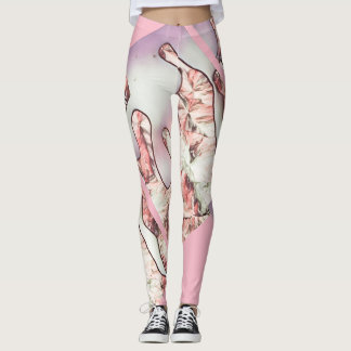Microscopisch ijshoudend Afbeelding Leggings