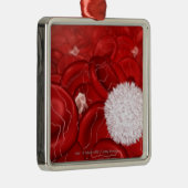 Microscopisch onderzoek naar bloedcellen metalen ornament (Rechts)