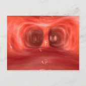 Microscopisch Uitzicht in de menselijke longen Briefkaart (Voorkant)