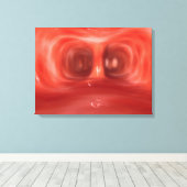 Microscopisch Uitzicht in de menselijke longen Canvas Afdruk (Insitu (Houten vloer))