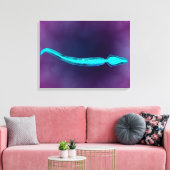 Microscopisch Uitzicht met botstructuur van het sp Canvas Afdruk (Insitu (Woonkamer))