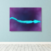 Microscopisch Uitzicht met botstructuur van het sp Canvas Afdruk (Insitu (Houten vloer))