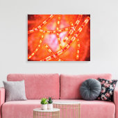 Microscopisch Uitzicht van antrax 1 Canvas Afdruk (Insitu (Woonkamer))